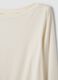T-shirt bianca in viscosa elasticizzata slim fit_5