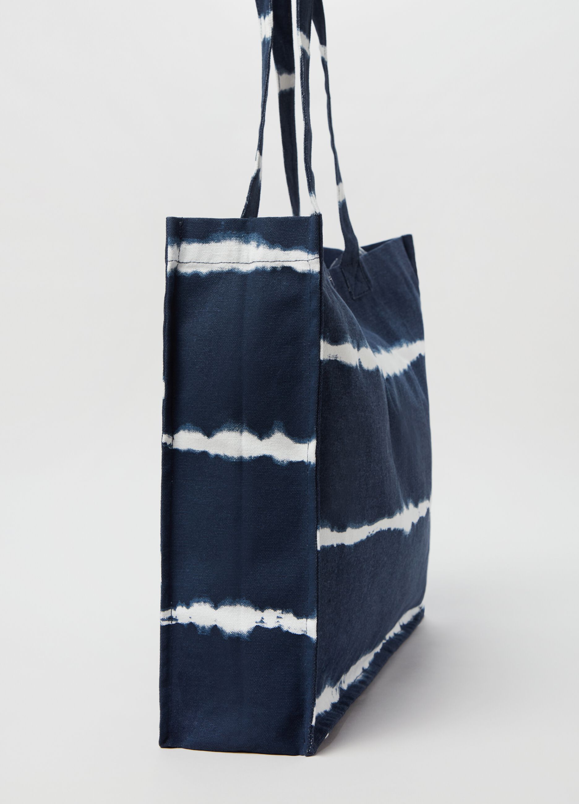 Borsa shopper in cotone Tie Dye_1