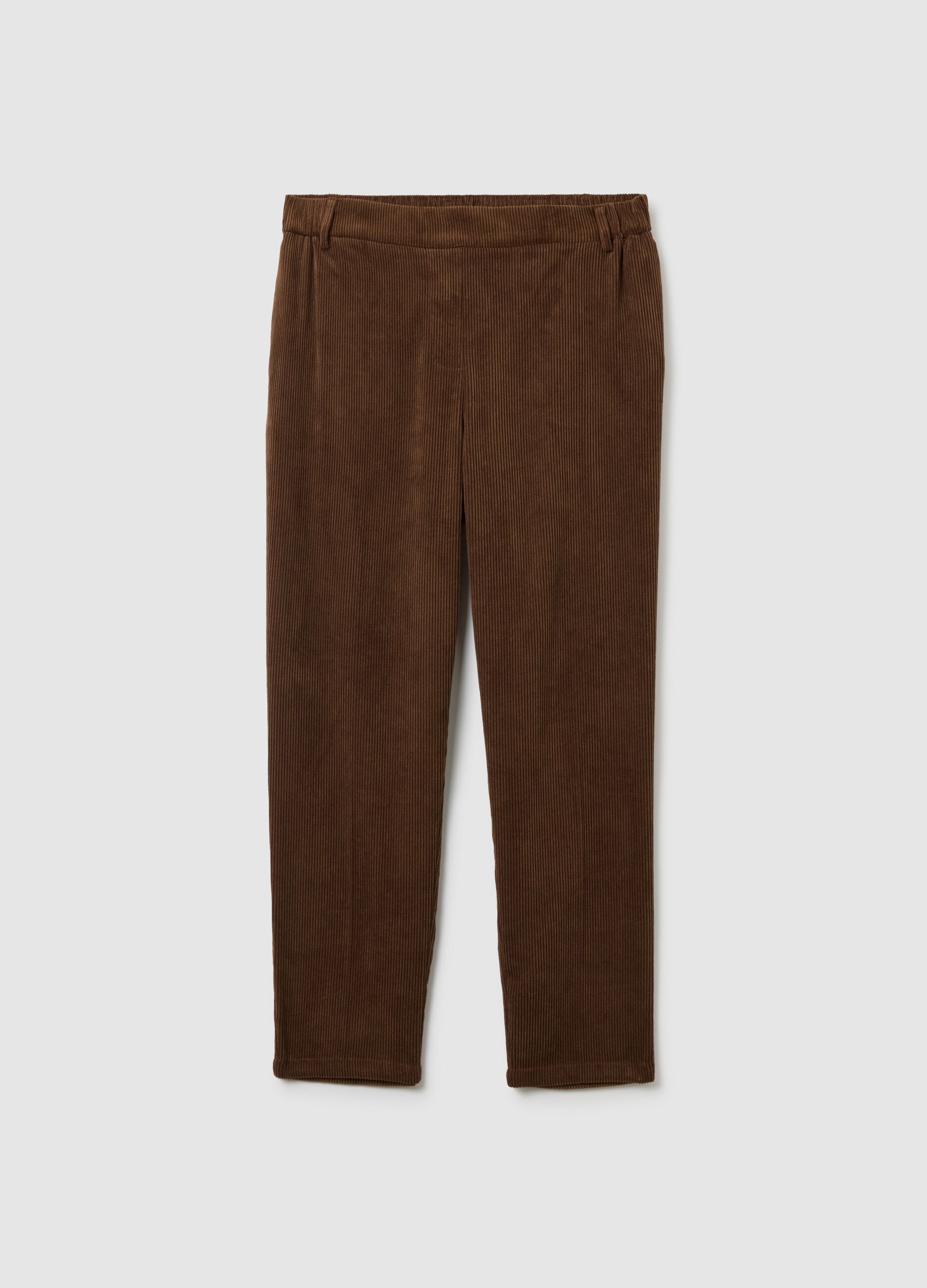 Brown wide leg trousers