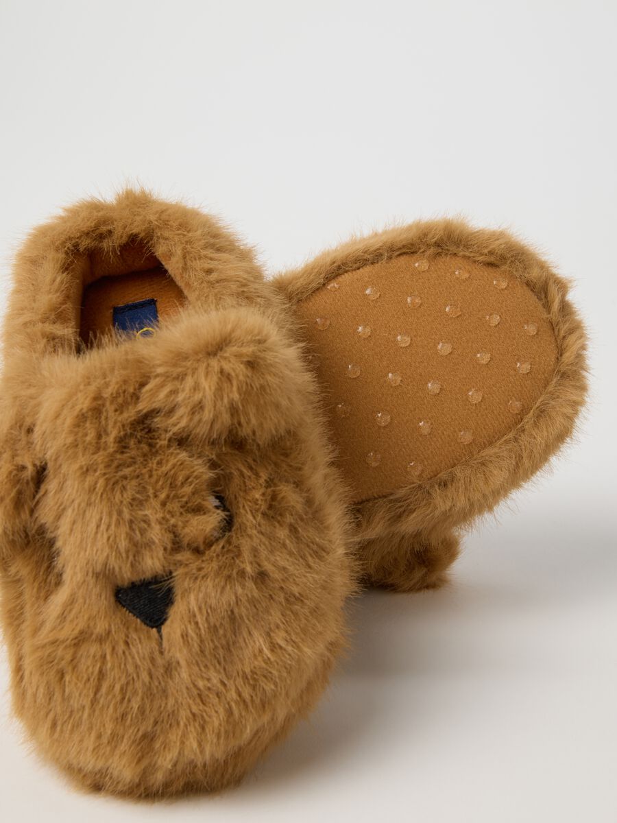 Brown Children's Slippers_1