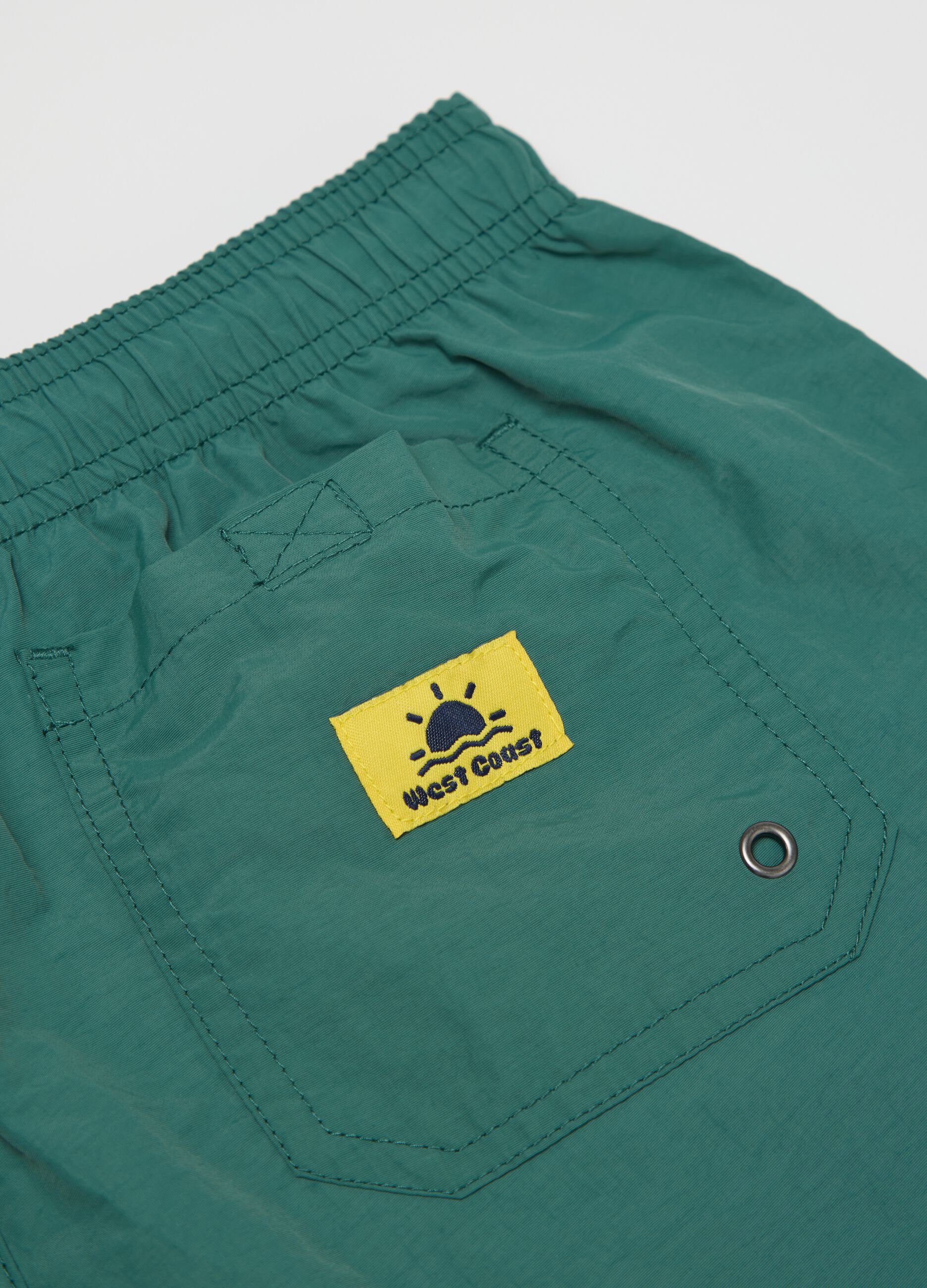 Boxer da uomo in verde regular fit