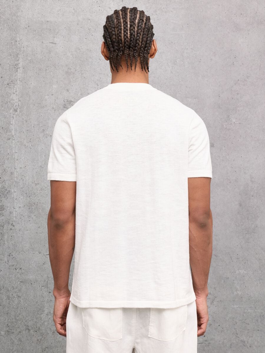 Knit T-shirt White_1