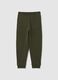 Cotton joggers with drawstring and print_1