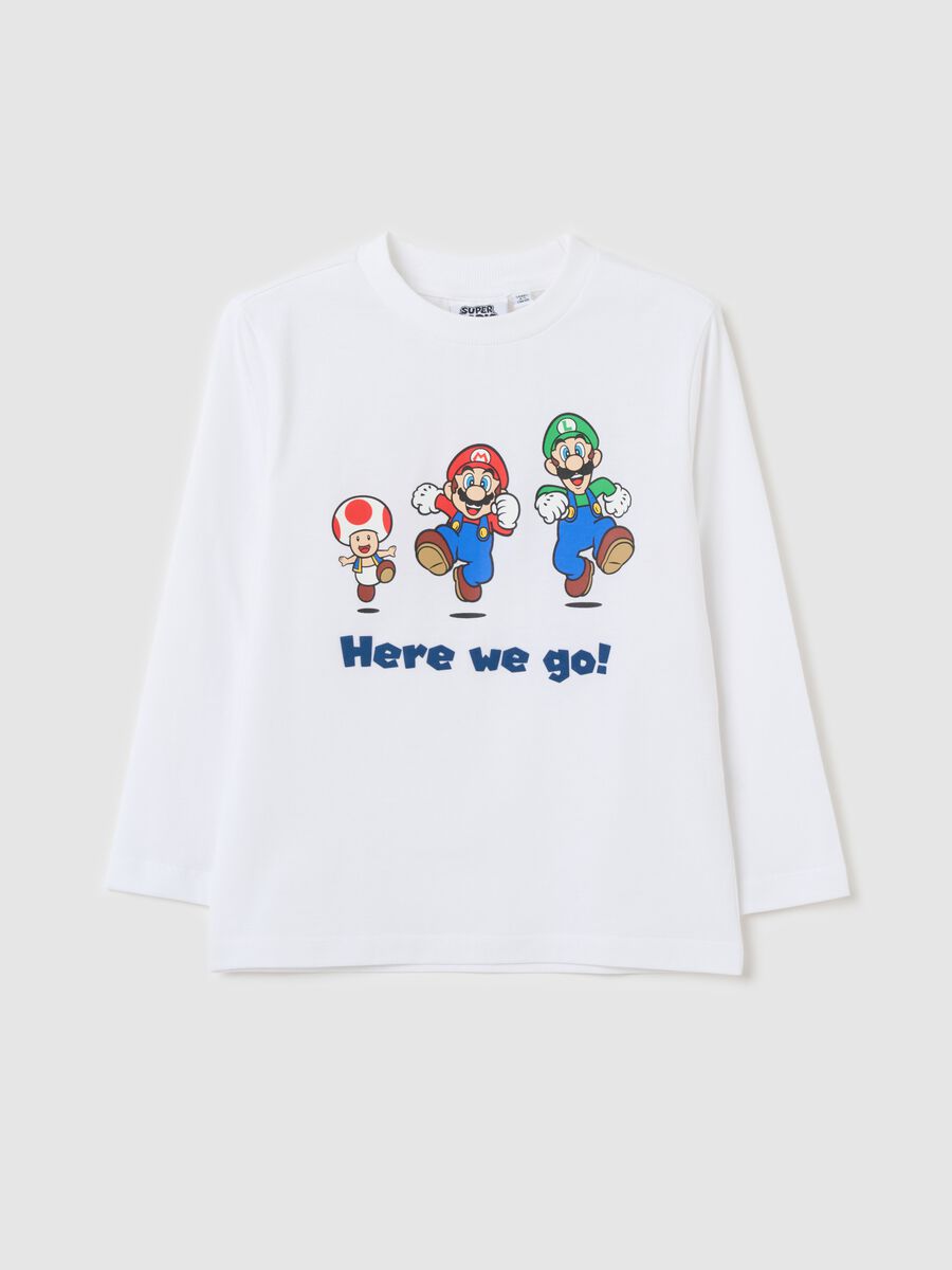 Long-sleeved T-shirt with Super Mario™ print_0