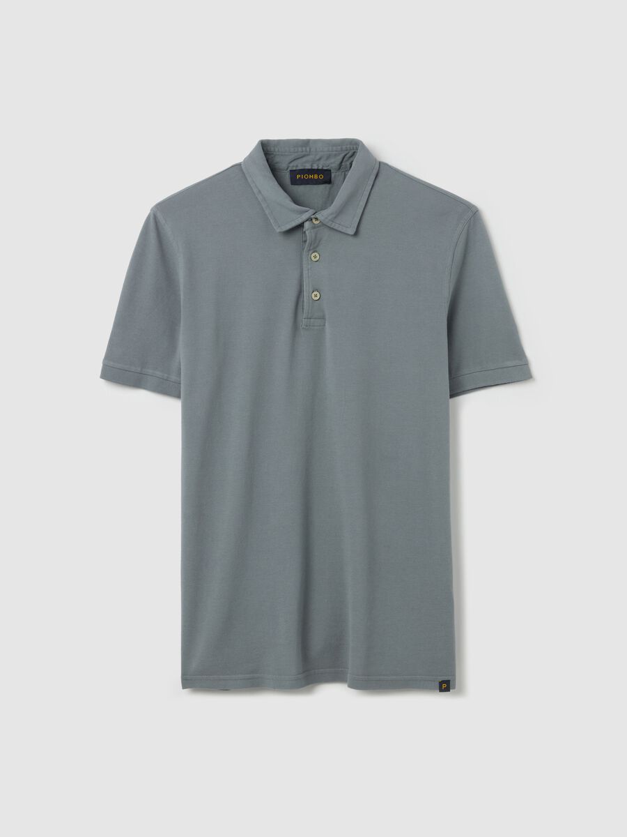 Cotton pique polo shirt_4
