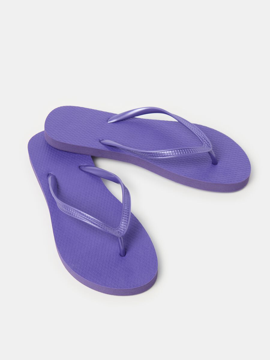 Solid colour thong sandals_1