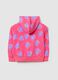 Full-zip hoodie with heart print_1