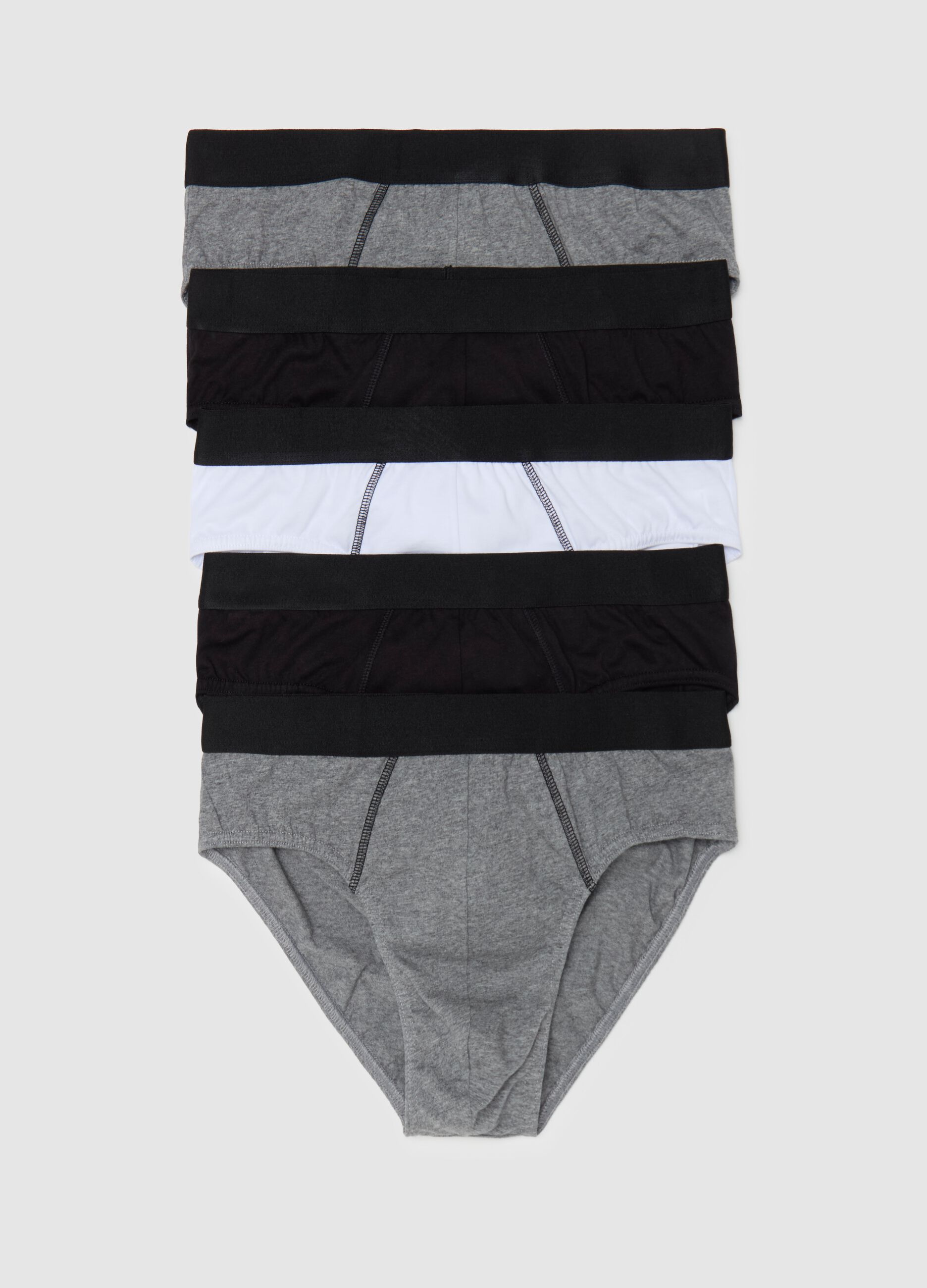 Five-pack cotton briefs