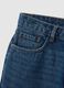 Blue Pure Cotton Regular Fit Jeans_5