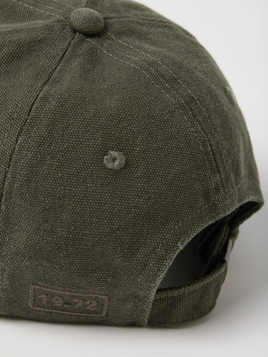 Green Pure Cotton Baseball Cap_2