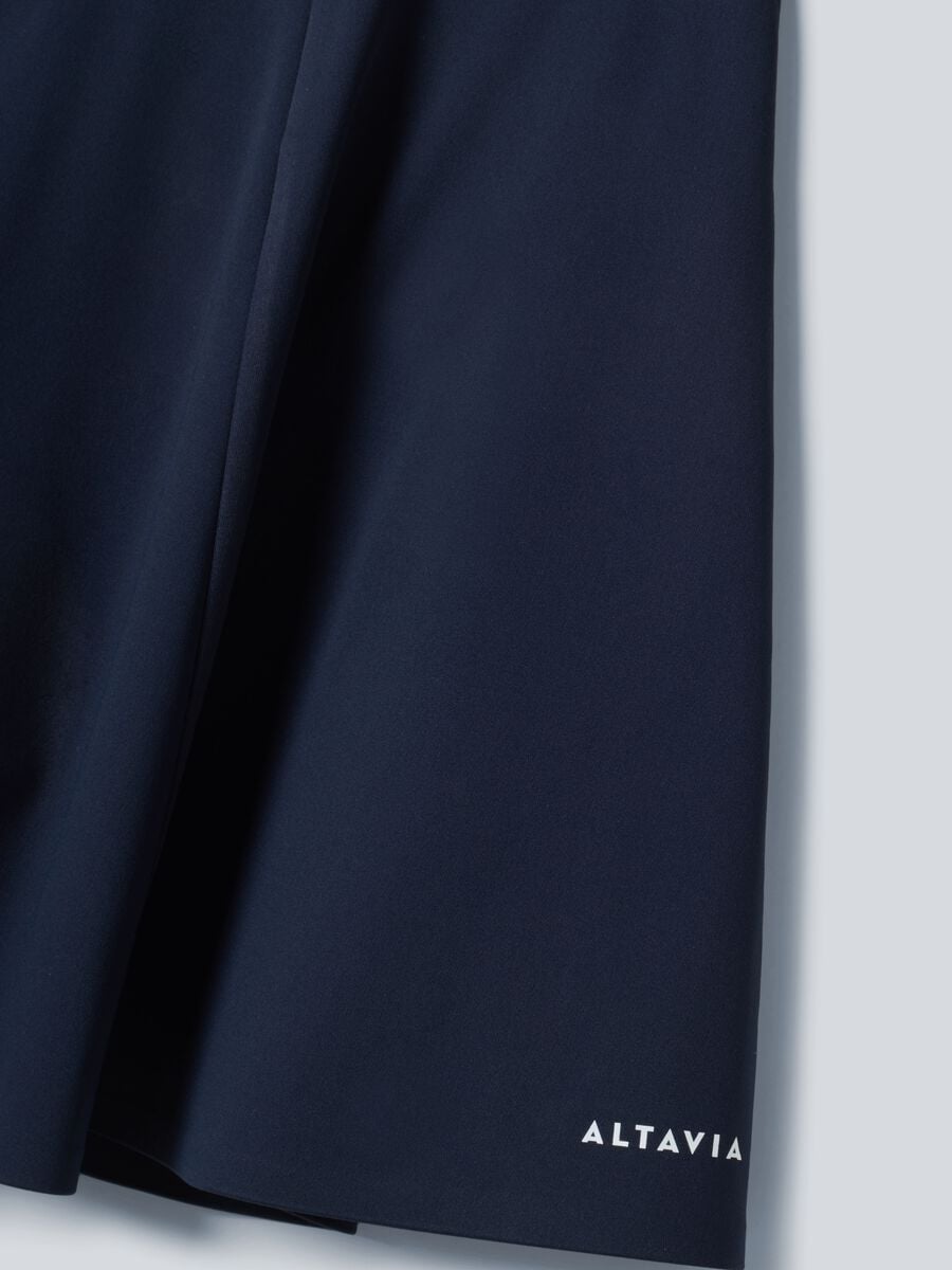 ALTAVIA COURT blue sports skirt in stretch technical fabric with integrated shorts_5