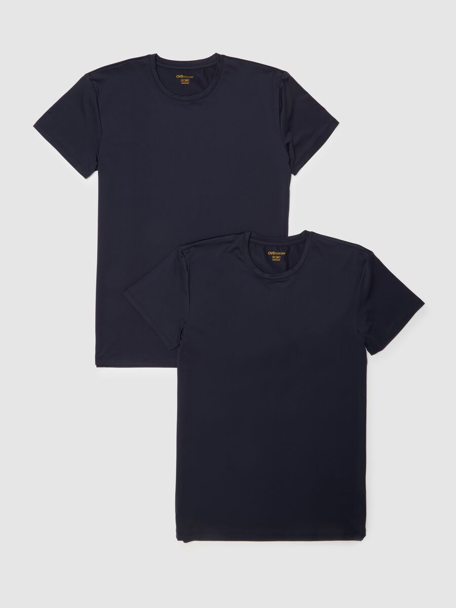 Blue Microfiber T-Shirt Twin Pack_4