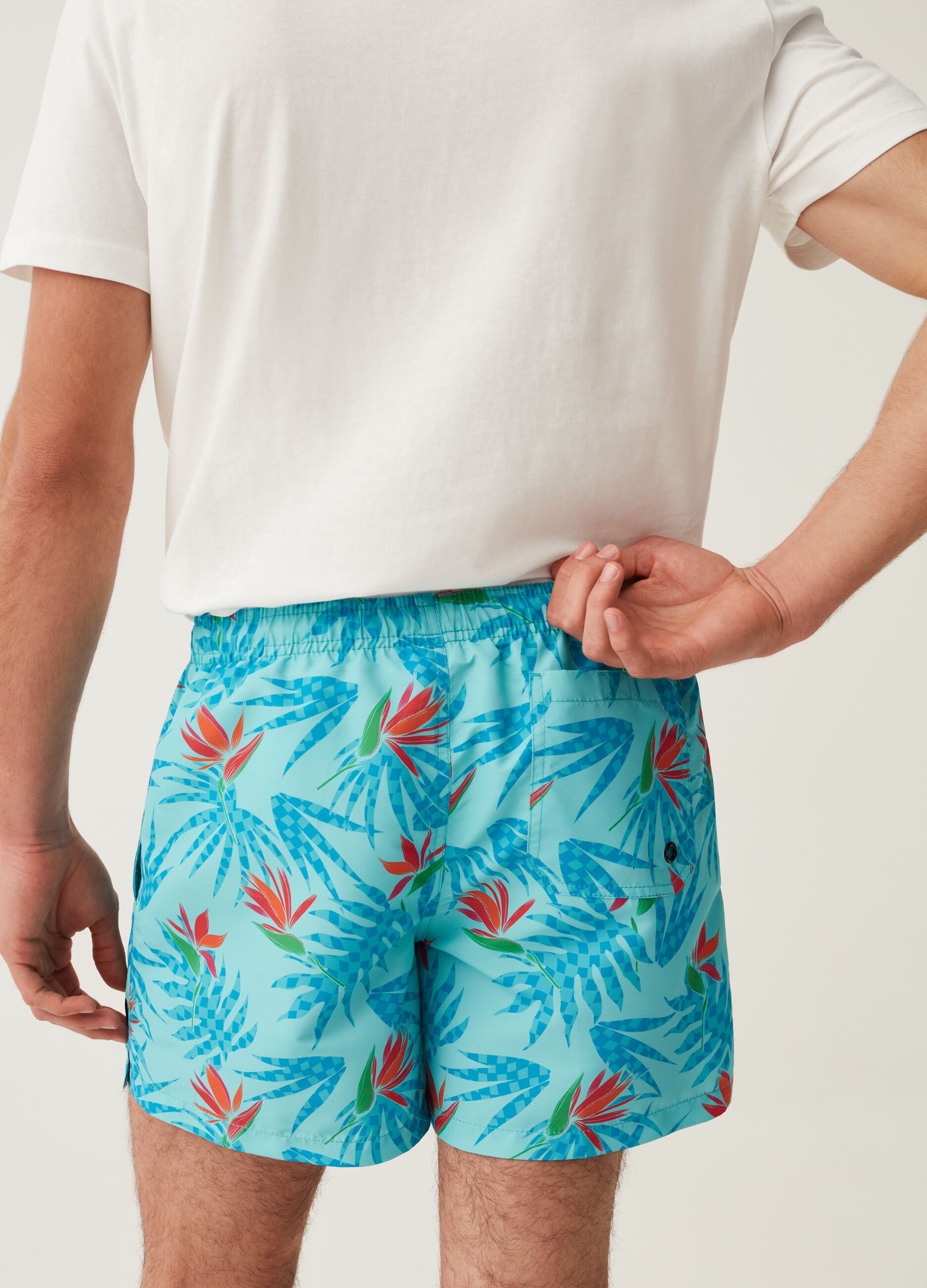 Costume boxer stampa tropicale Maui and Sons_2