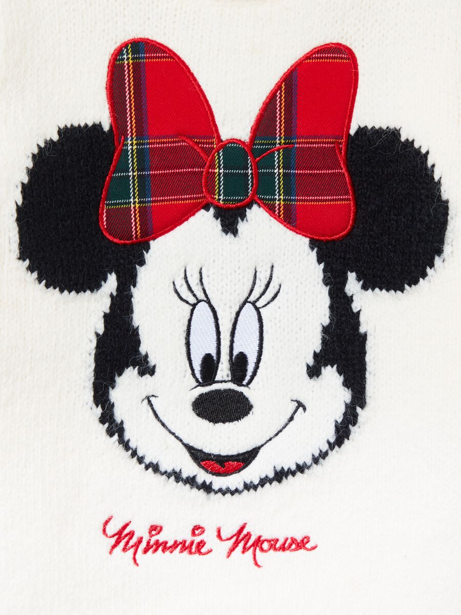 Pullover con disegno Minnie jacquard_2