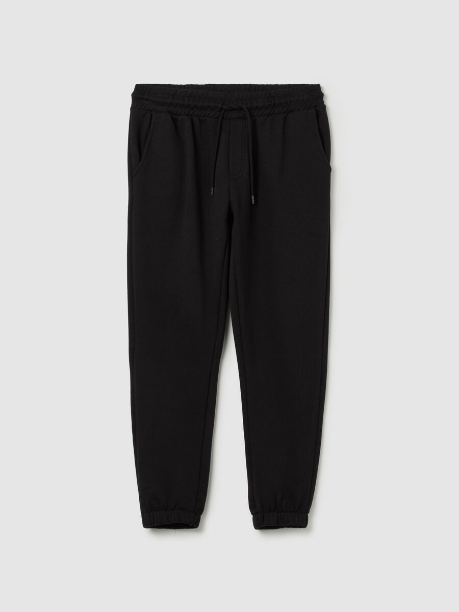 Essential fleece joggers with drawstring_4