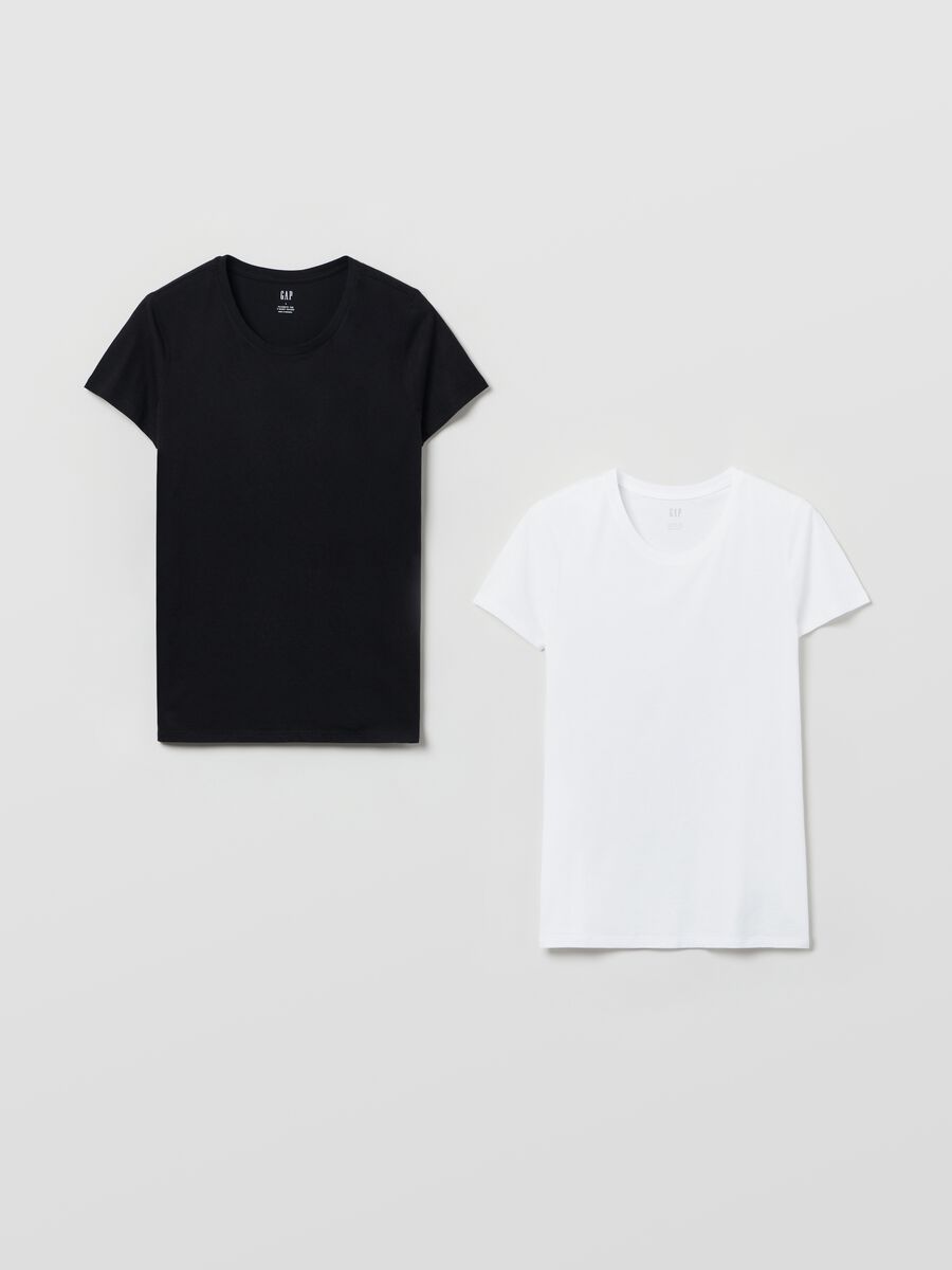 Twin-pack cotton and modal T-shirts_1