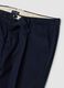 Pantaloni chino blu navy in cotone elasticizzato regular fit_2