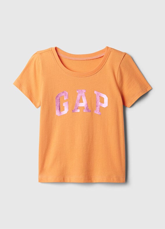 Orange T-shirt with GAP logo