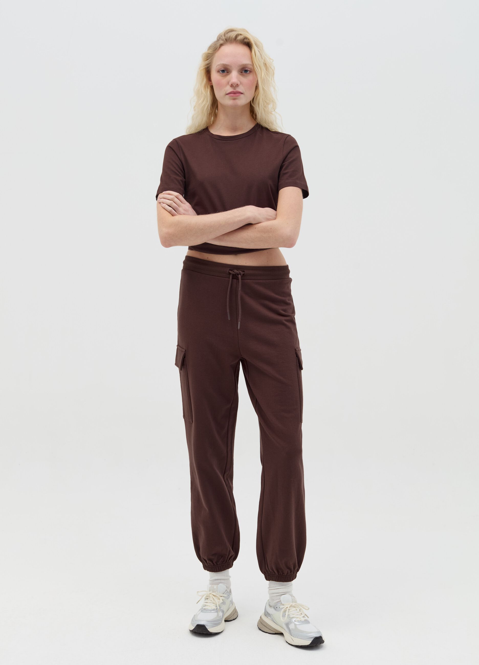 Essential T-shirt in cotton with round neck