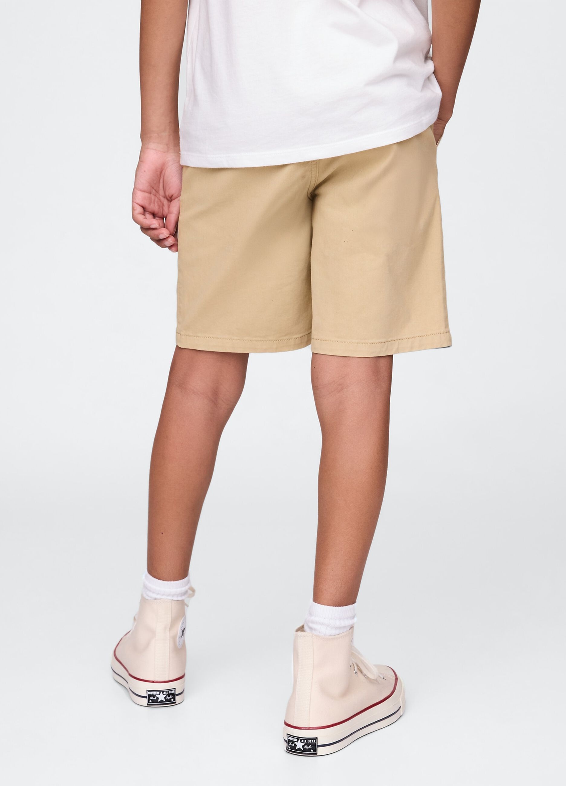 Beige shorts for boys