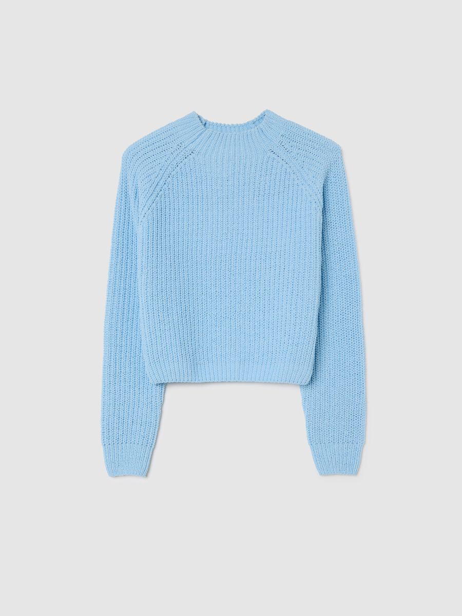 Girls' regular fit blue jumper_3