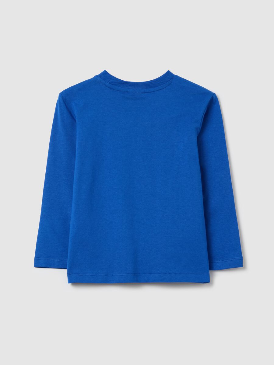 Long-sleeved T-shirt in cotton with Sonic print_1