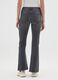 Grey stretch cotton flare jeans_2