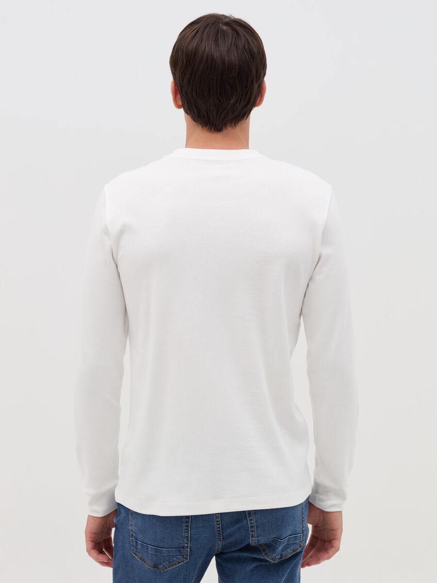 Long-sleeved T-shirt in cotton_3