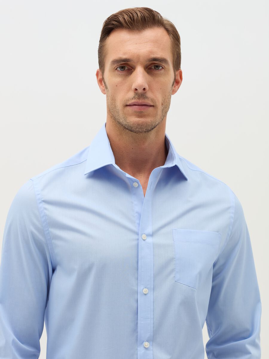 Camicia regular fit con tasca_1