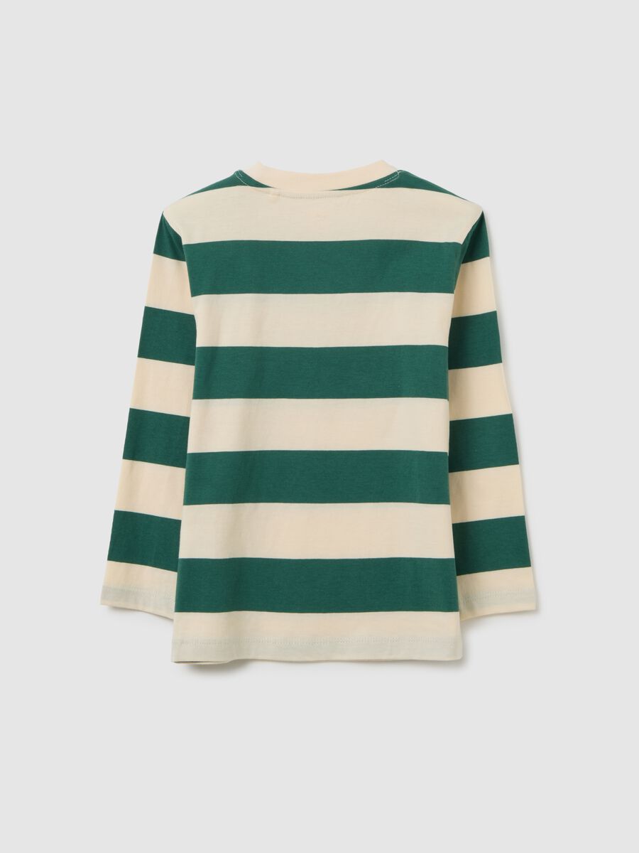 Kids' multicolour regular fit pure cotton T-shirt_1