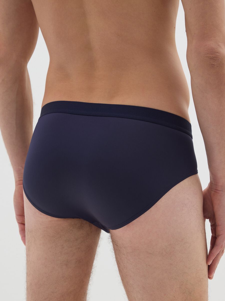 Blue stretch fabric slip tripack_2