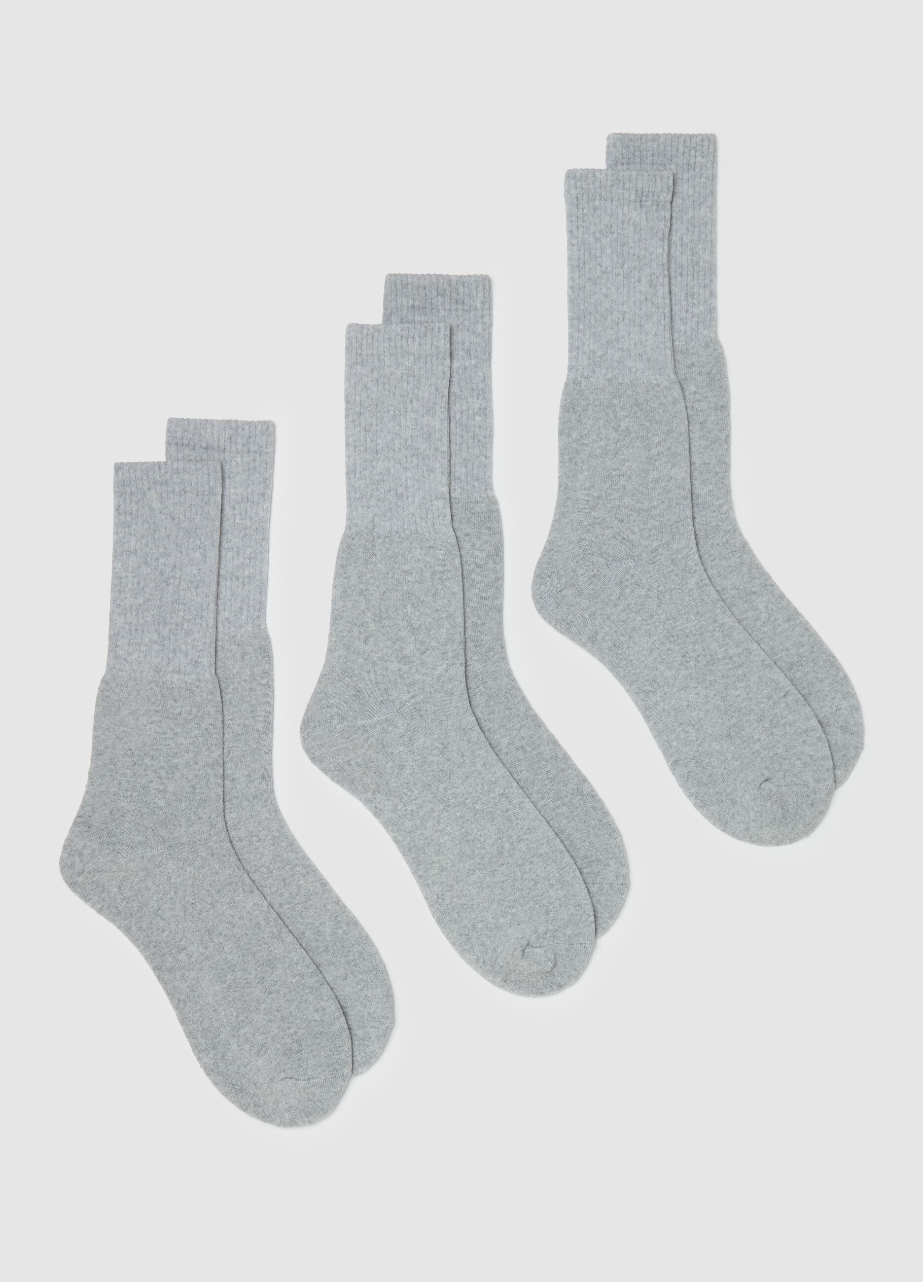 Three-pair pack midi tennis socks