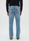 Men's pure cotton blue regular fit jeans_3