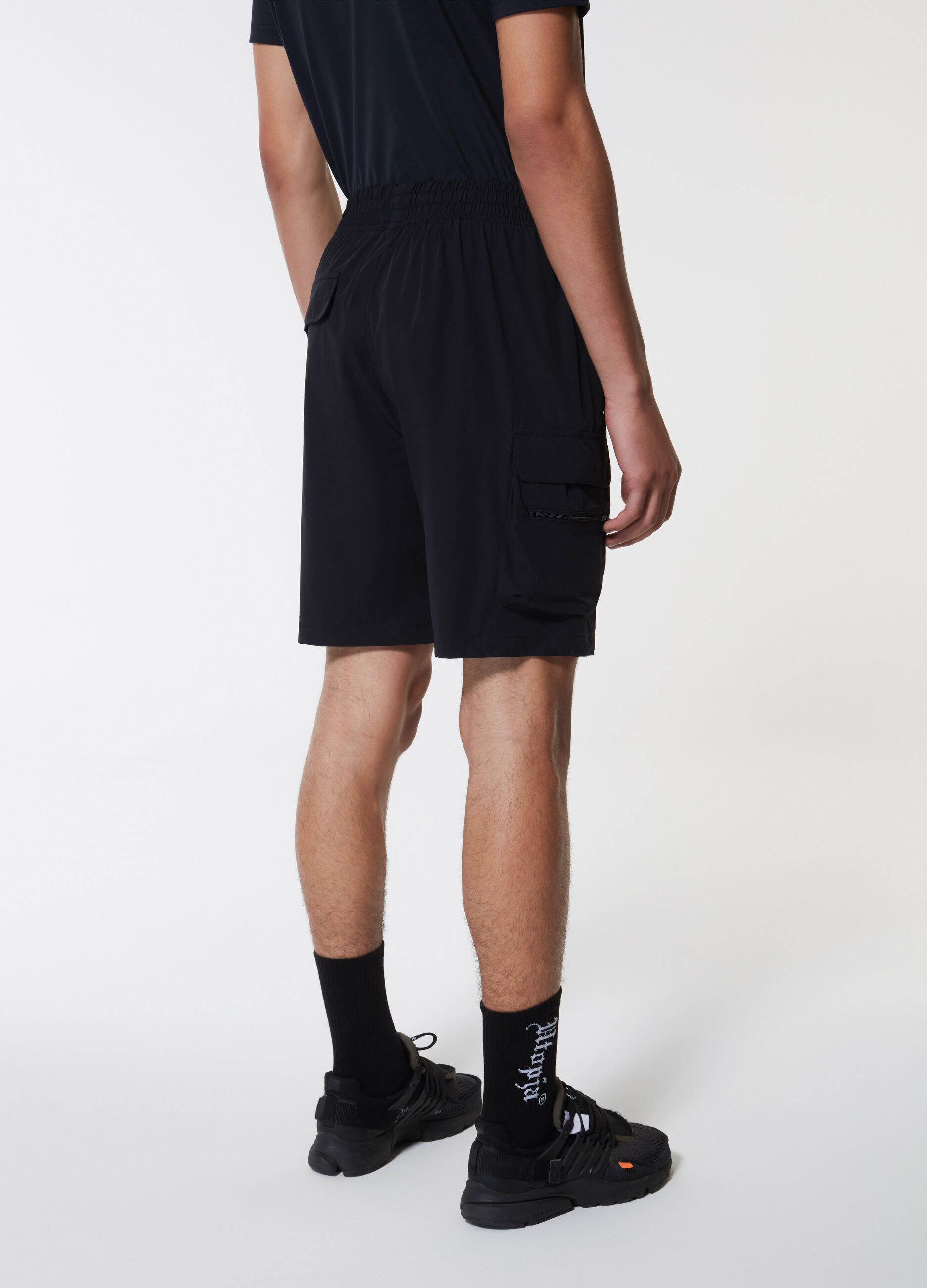 Technical Cargo Shorts Black_3