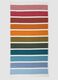 Multicolour pure cotton striped beach towel_1