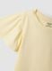 Girls&rsquo; yellow pure cotton regular-fit T-shirt with star_3