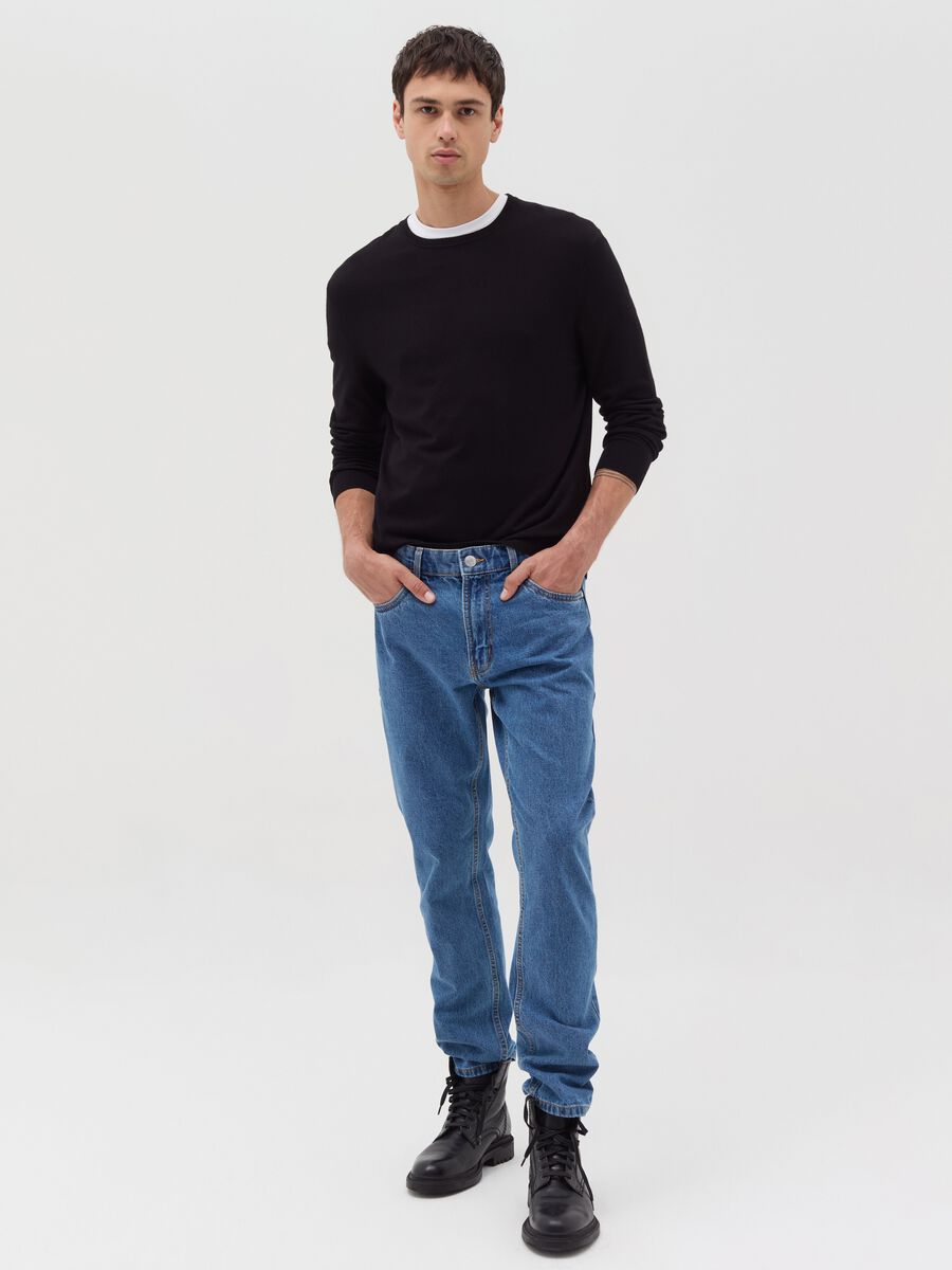 Jeans slim fit acid wash_0