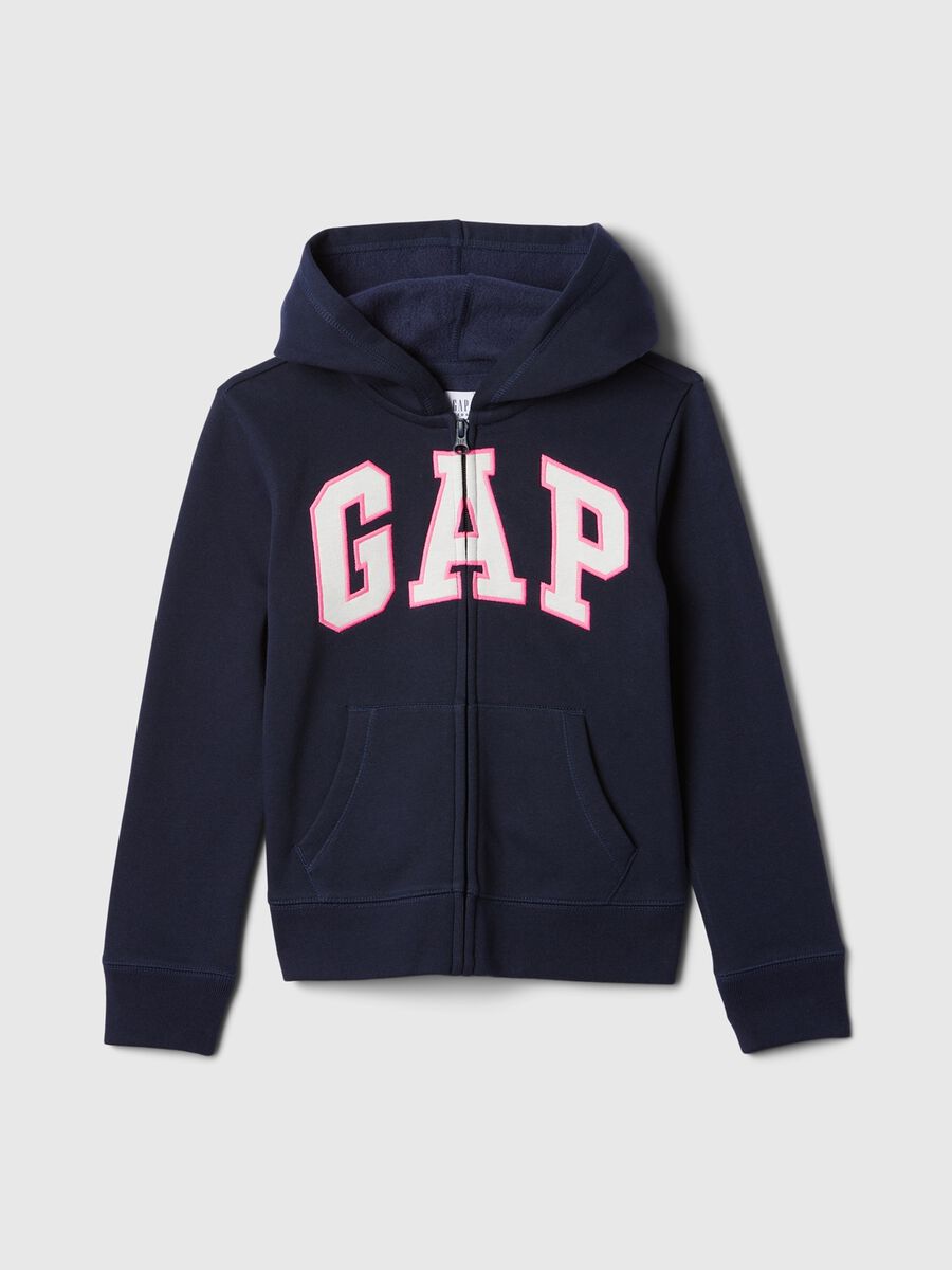 Full-zip hoodie with embroidered logo_4