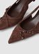 Brown slingback court shoes with heel and buckles_1