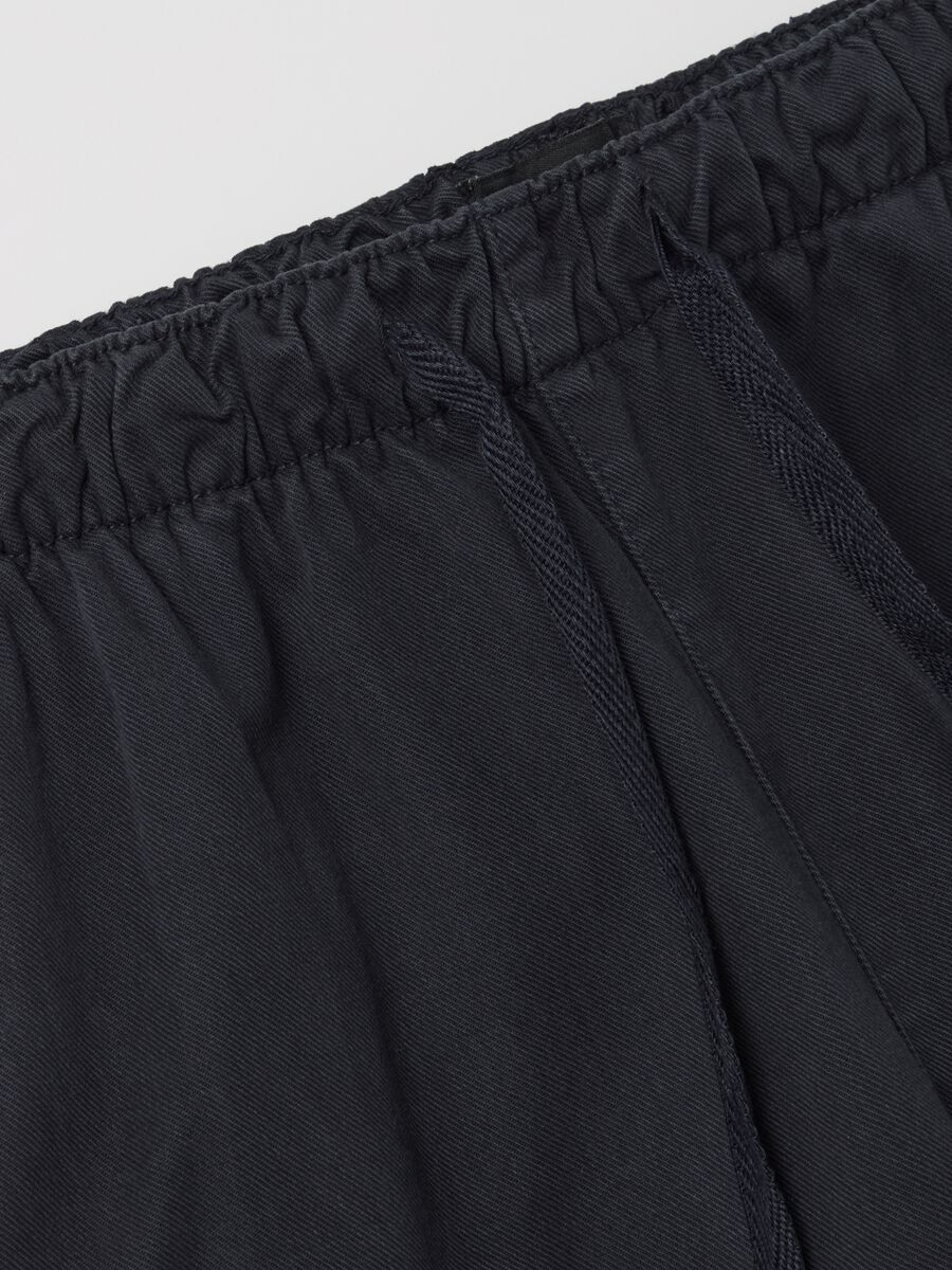 Wide-leg trousers in stretch cotton_5
