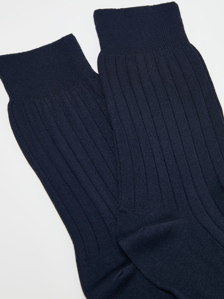 Two-pair pack short ribbed socks_1