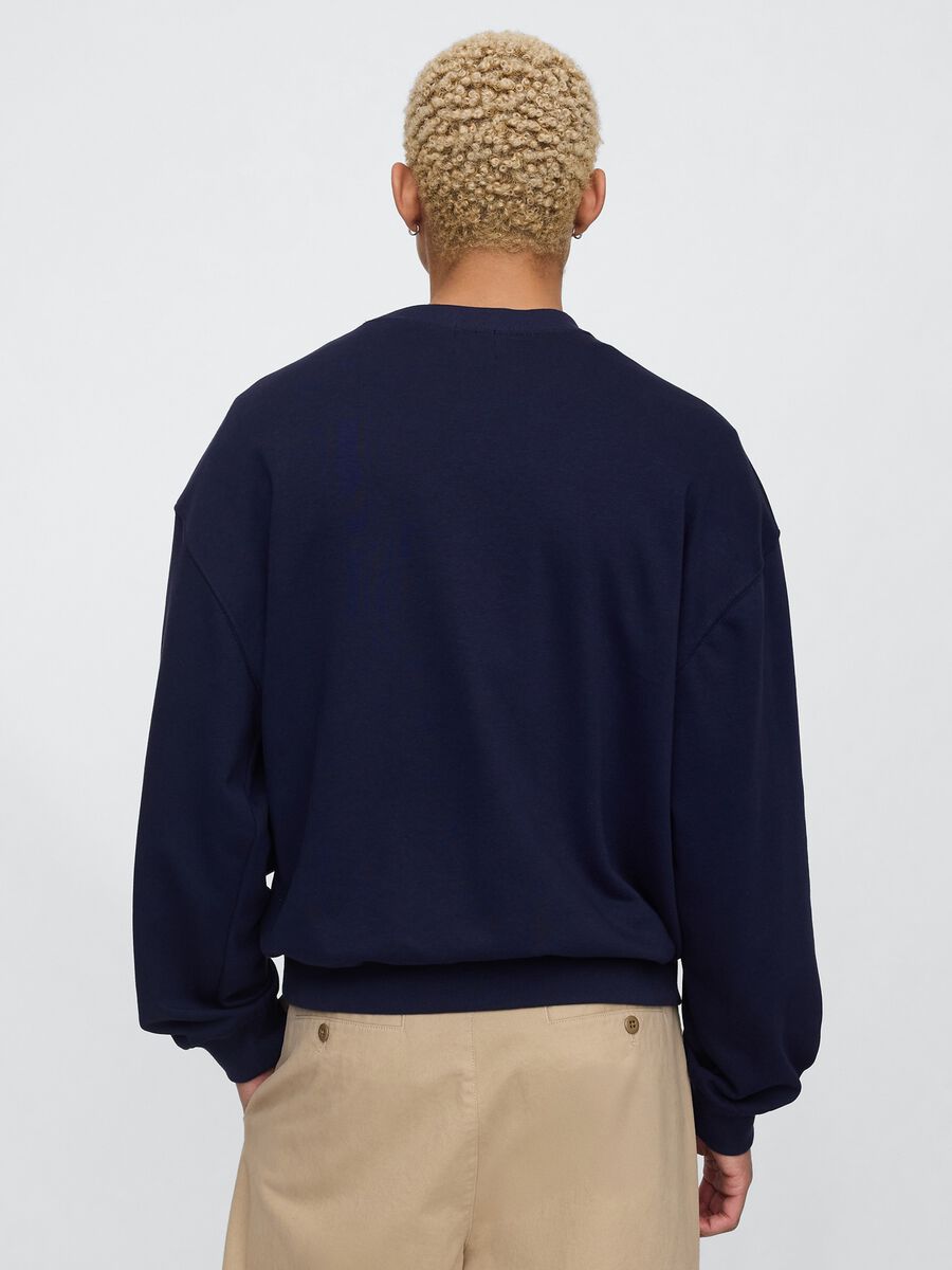 Blue Sweatshirt with Gap Athletic Logo_2