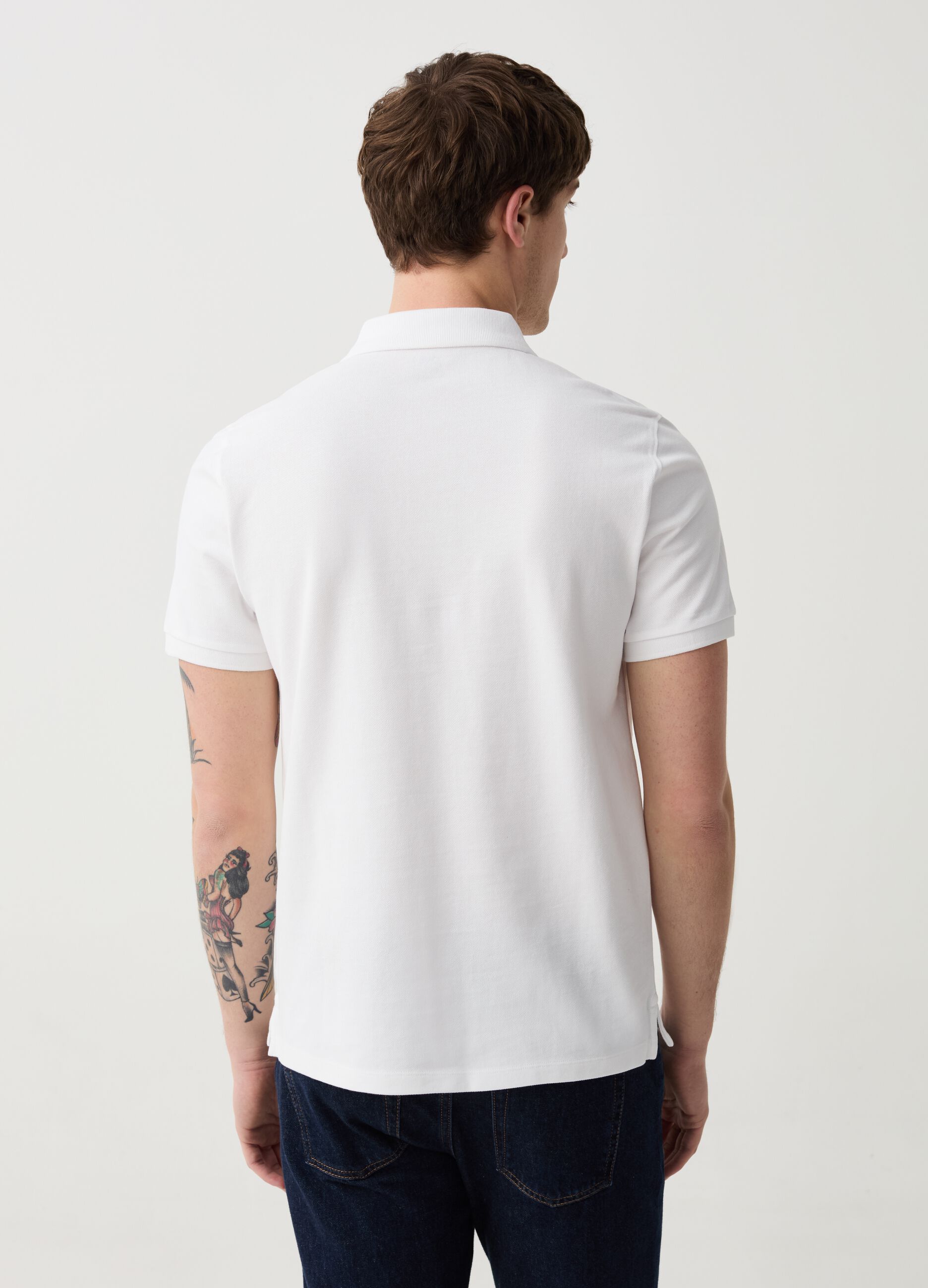 Polo in piquet di cotone bio
