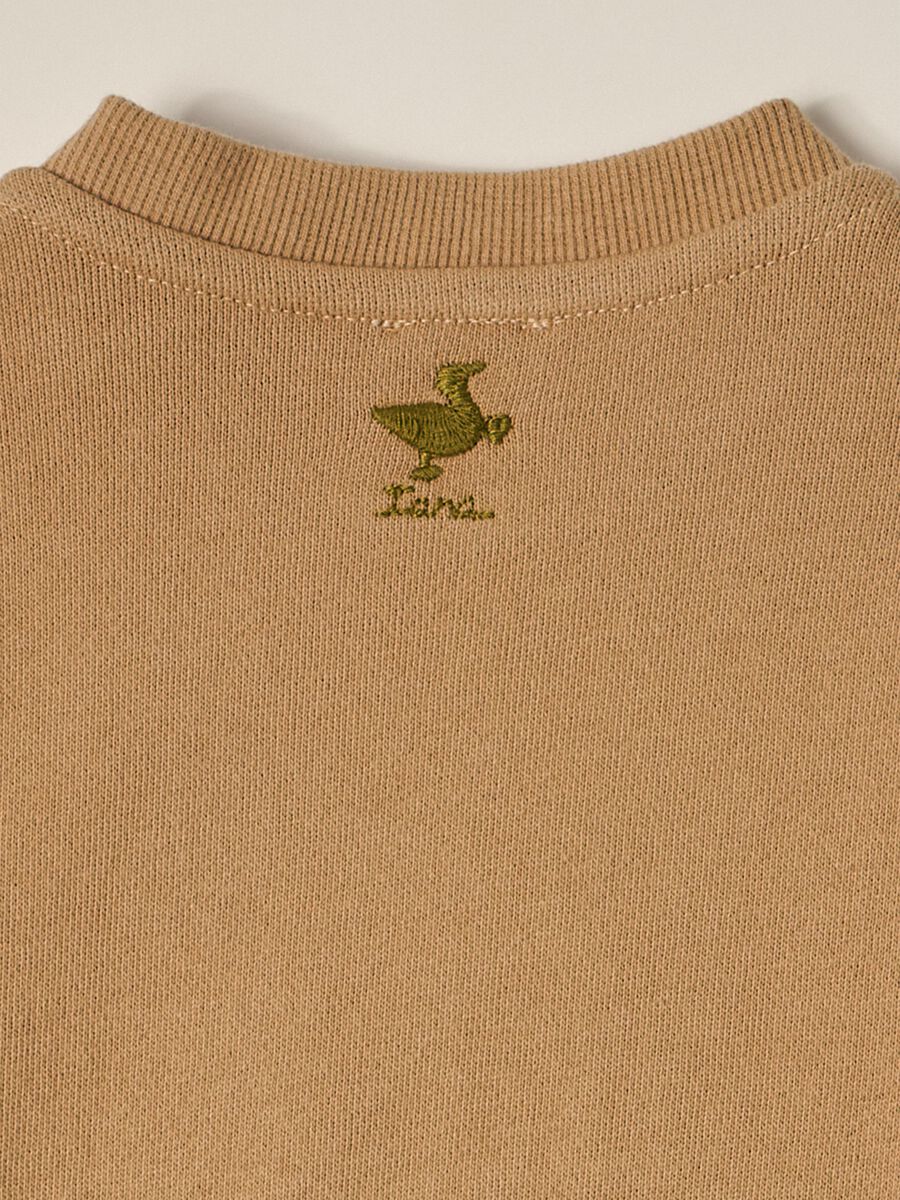 IANA newborn boy sweatshirt in 100% cotton French terry_2