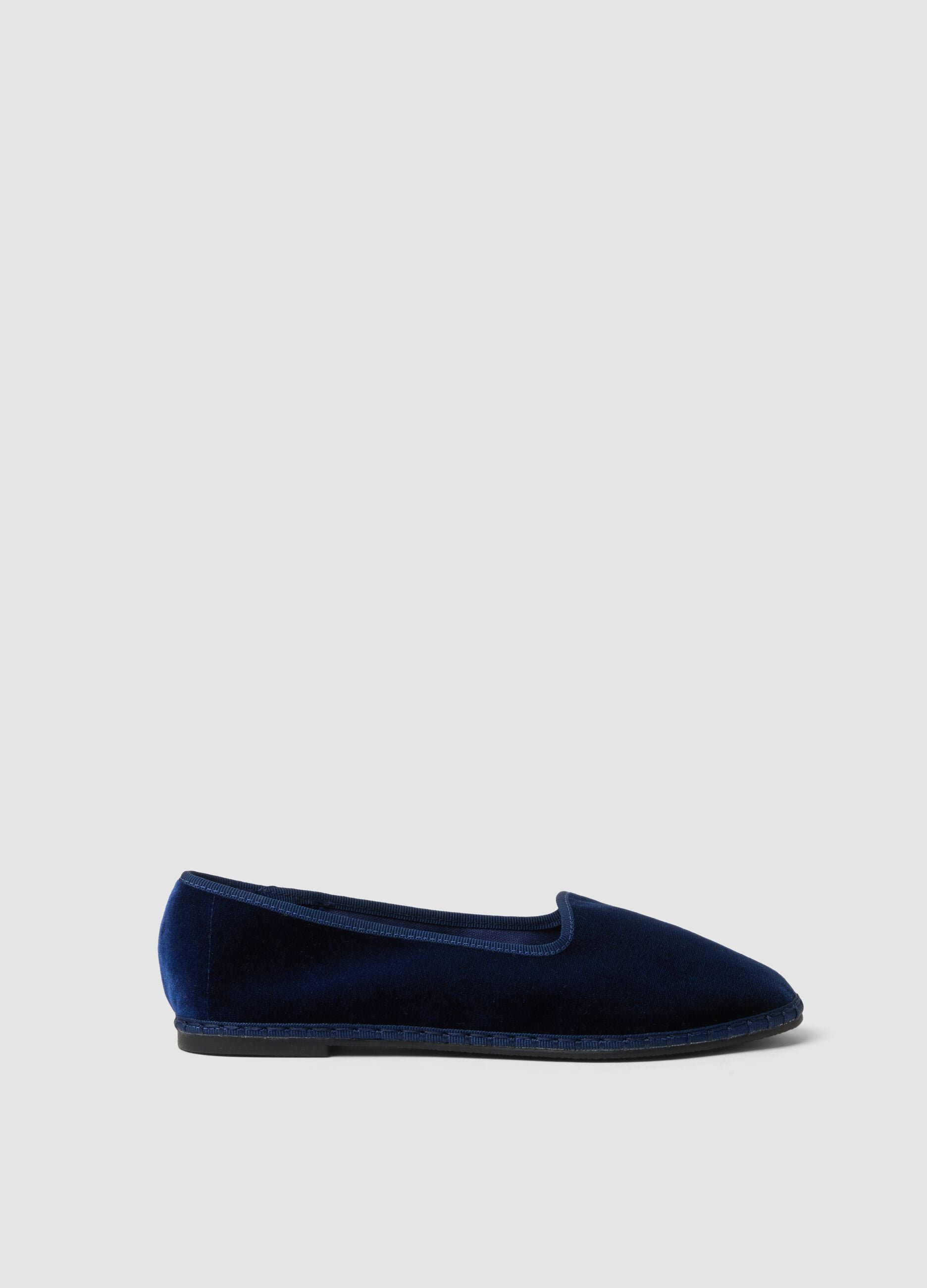 Classic blue ballet flats