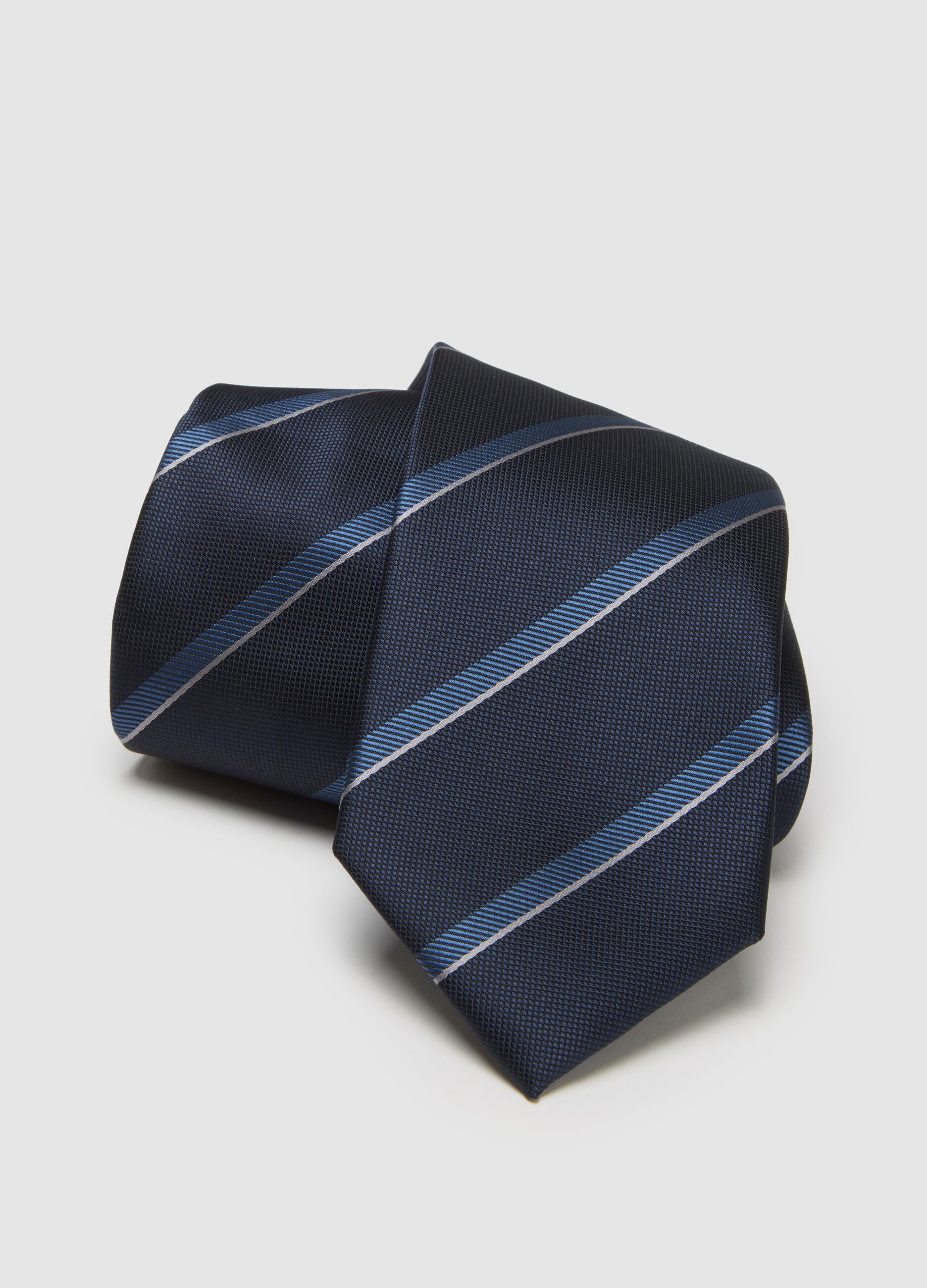 Blue Striped Tie