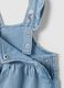 Baby Girl Denim Overalls in Light Blue Regular Fit_2