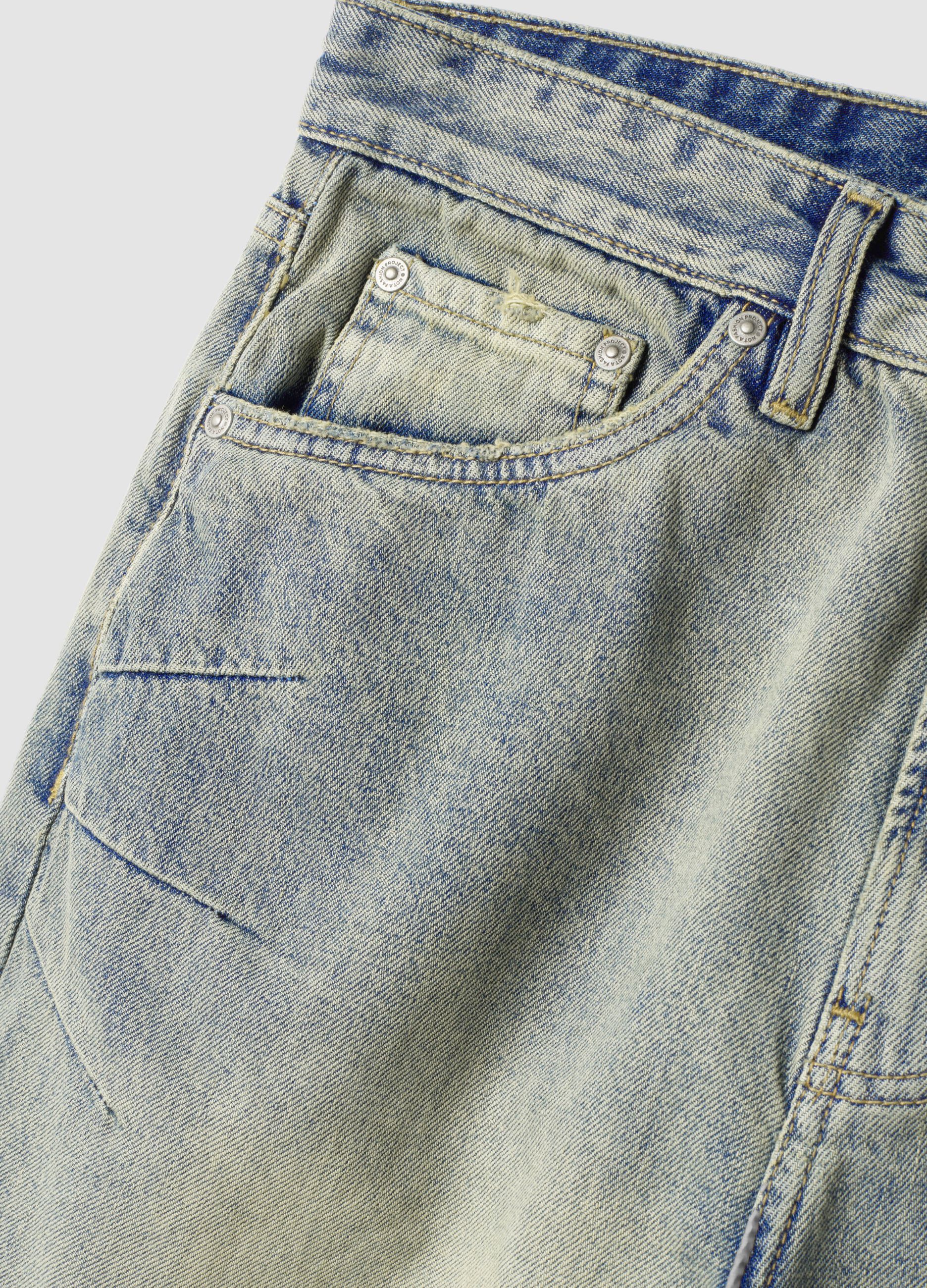 Wide Leg Denim Vintage Light Blue