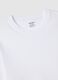 White pure cotton regular fit T-shirt_5