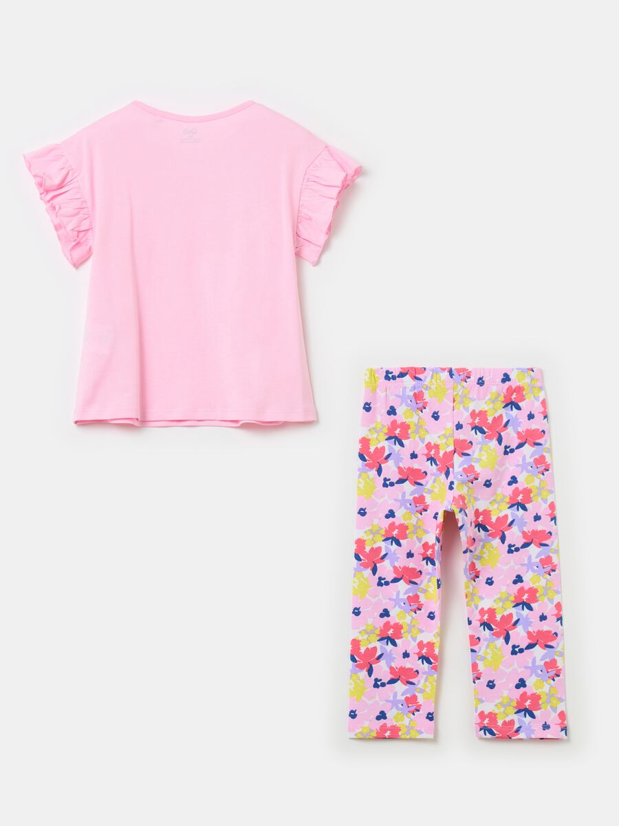 Jogging set with print and diamantés_1